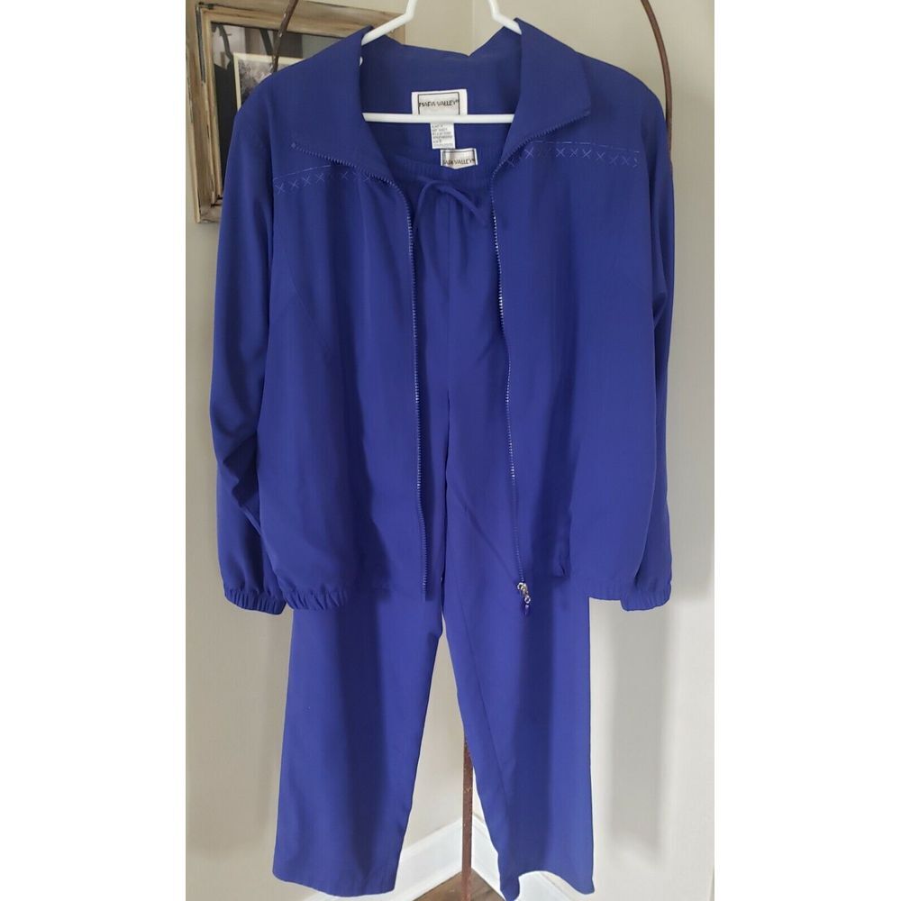 vtg track suit Sweats leisure‎ windbreaker napa valley workout  sm Women's